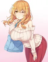 穿露肩装的二次元动漫美少女插画图片集