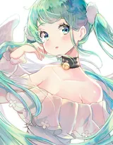 穿露肩装的二次元动漫美少女插画图片集