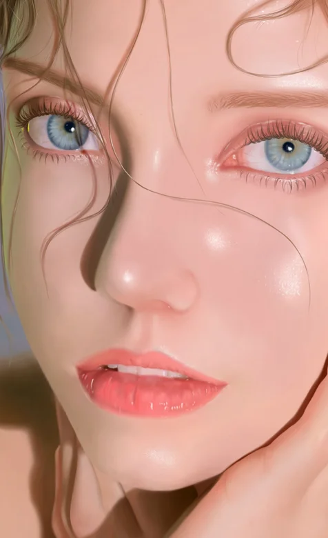 3D高逼真度的欧美女生肖像手机壁纸 – 高清 桌面壁纸 开放版权素材 免费下载 手机电脑通用背景图-iPhone17-1