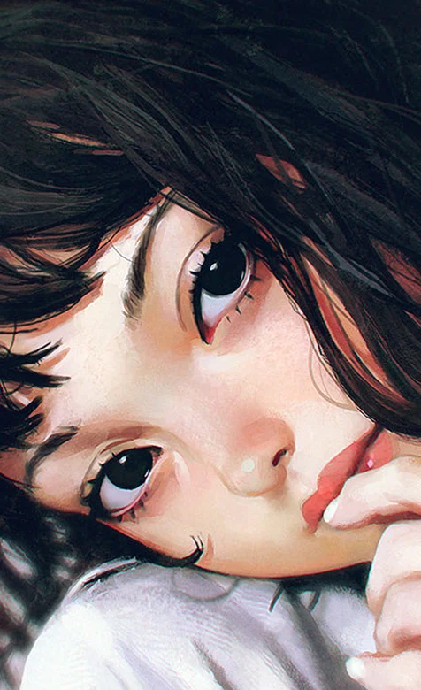 较写实的短发动漫小女生插画手机壁纸图片 – 高清 桌面壁纸 开放版权素材 免费下载 手机电脑通用背景图