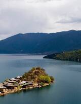 泸沽湖 亮海 自然风景 旅游区高清景色图片