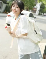 农夫山泉有点甜，可爱甜美学生妹子街拍美照