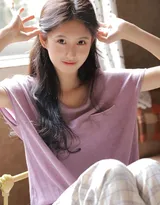 阳光如你，青春洋溢的大眼睛少女私房光影写真图片