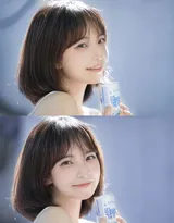 犹如粉雕玉琢般 粉嫩精致的漂亮短发女孩唯美街拍写真大图