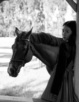 张小斐与马同行写真大片