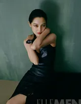 辛芷蕾皮衣系列穿搭气场,表现力十足写真图片