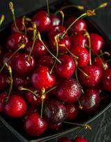 新鲜，美味，诱人的红色樱桃（车厘子）摄影图片