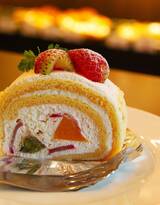 美味精致的草莓蛋糕，草莓甜点点心美图摄影图片