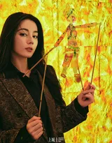 迪丽热巴漫游古都西安唯美写真