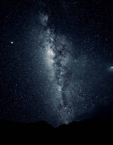 夜晚，安静的星空，天空图片