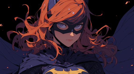 戴着墨镜的蝙蝠女,美国超级英雄动漫《蝙蝠女》batgirl桌面壁纸图片