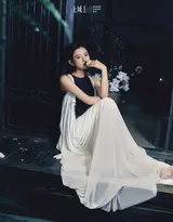 张婧仪化身温柔的东方美人宁静茶坞写真图片