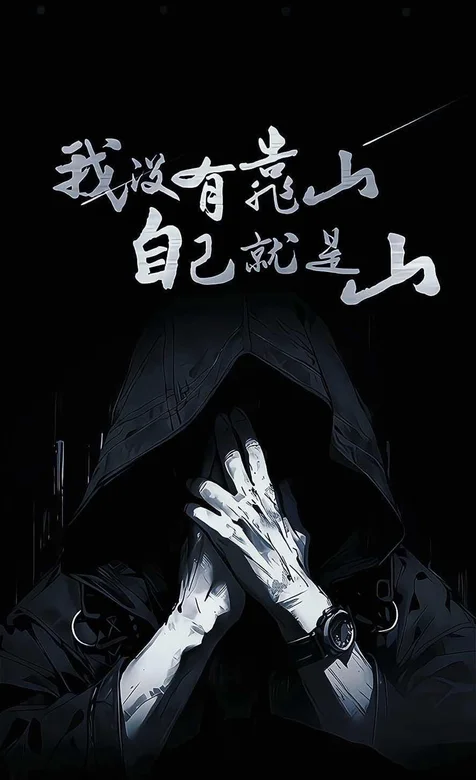 带帽夹克，不露脸的，酷帅男生，黑色背景，创意文字手机壁纸图片 – 高清 桌面壁纸 开放版权素材 免费下载 手机电脑通-iPhone17-1