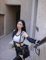 美女安然运动服，cos服，JK制服多套穿搭尽显轻盈身姿美臀写真图片