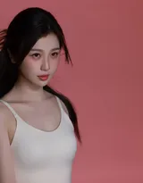 虞书欣紧身背心加瑜伽裤穿搭显紧致身材超高清写真，粉扑扑的画面太美啦