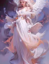 天使少女，女孩 浴室，浴盆里，白色翅膀，羽毛 欧美美女大胆赤身人像艺术摄影图片