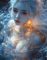 温柔似水，精致而美丽的女人 美到窒息