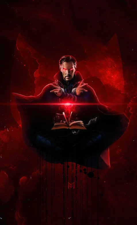 漫威奇异博士暗黑魔幻风壁纸 红芒魔法主题高清下载 – 高清 桌面壁纸 开放版权素材 免费下载 手机电脑通用背景图