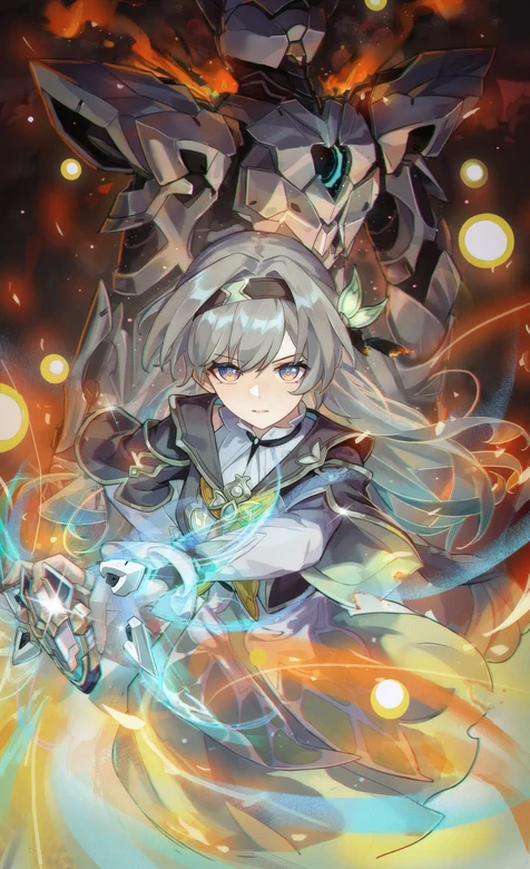 《崩坏：星穹铁道》布洛妮娅・兰德 战斗形态动漫壁纸 – 高清 桌面壁纸 开放版权素材 免费下载 手机电脑通用背景图