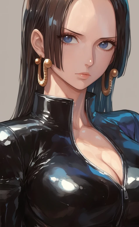 海贼王妮可·罗宾黑色皮衣二次元美女壁纸 – 高清 桌面壁纸 开放版权素材 免费下载 手机电脑通用背景图