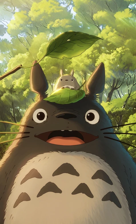 「治愈系动画壁纸 龙猫与森林的温柔邂逅 高清桌面背景」 – 高清 桌面壁纸 开放版权素材 免费下载 手机电脑通用背景