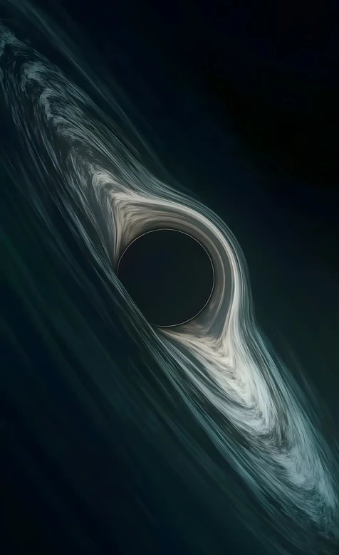 黑洞引力漩涡·深邃宇宙科幻风 宽屏壁纸 – 高清 桌面壁纸 开放版权素材 免费下载 手机电脑通用背景图