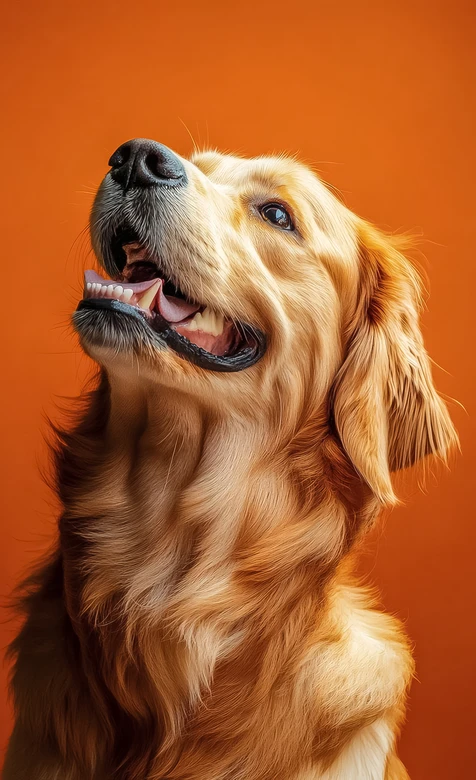 金毛犬·写实治愈风 温馨宠物手机壁纸参考 – 高清 桌面壁纸 开放版权素材 免费下载 手机电脑通用背景图