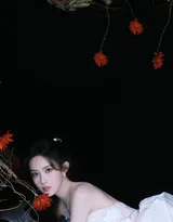 杨超越·暗黑奢华造型 复古优雅风艺术写真