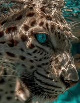 璀璨粒子豹·奇幻星光风 艺术创作 神秘生物各类的豹子超清手机壁纸图片大全