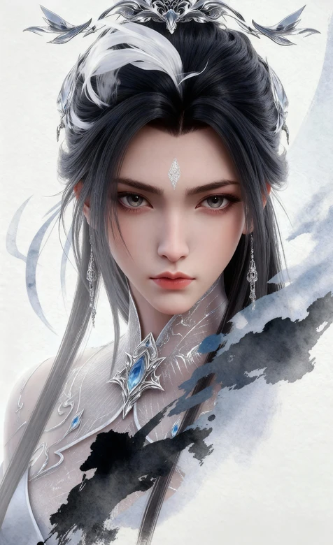 古风仙侠人物·李慕婉·银饰蓝晶国风唯美 仙侠壁纸精选 – 高清 桌面壁纸 开放版权素材 免费下载 手机电脑通用背景图