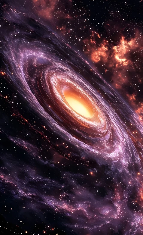 梦幻科幻星系漩涡 超高清星空手机壁纸 – 高清 桌面壁纸 开放版权素材 免费下载 手机电脑通用背景图-iPhone17-1