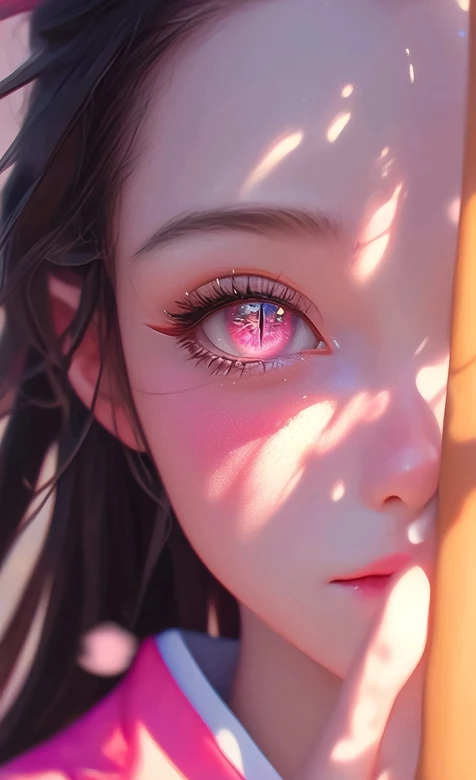二次元美少女·粉色眼眸 国风唯美动漫壁纸 治愈系屏保 – 高清 桌面壁纸 开放版权素材 免费下载 手机电脑通用背景图