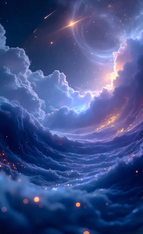 星空云海·梦幻星云 唯美氛围感手机壁纸-iPhone17-1