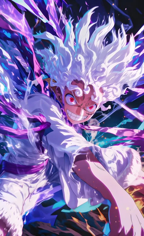 蒙奇·D·路飞·尼卡形态 二次元热血风 海贼王动漫高燃壁纸 – 高清 桌面壁纸 开放版权素材 免费下载 手机电脑通用