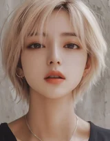 银发短发精致女性短发造型参考·写实唯美风·艺术写真图片大全