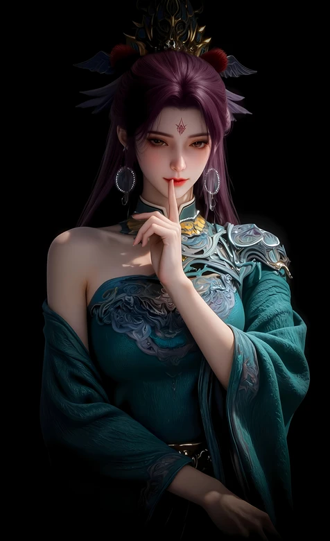 紫发古风女神·牧神记残老村婆婆·青华服国漫写实风 高人气古风手机壁纸 – 高清 桌面壁纸 开放版权素材 免费下载 手