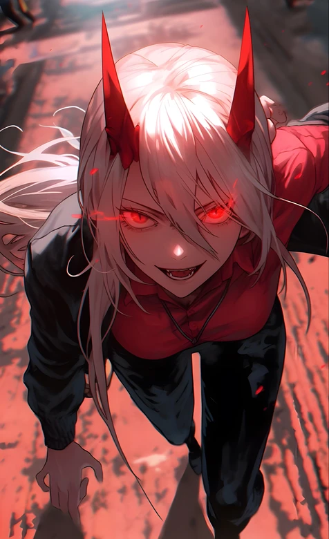 帕瓦·血魔觉醒 暗黑风《电锯人》高燃手机壁纸 – 高清 桌面壁纸 开放版权素材 免费下载 手机电脑通用背景图