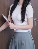 长发氛围感女生·唯美写实风 高热度清新人像写真