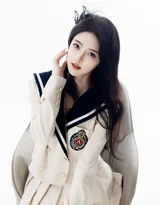 学院风水手服长发女生 日系清新写真女生图片推荐