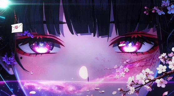 二次元泪泣少女·星空樱花幻境 唯美动态电脑壁纸 – 高清 桌面壁纸 开放版权素材 免费下载 手机电脑通用背景图-iPhone17-1