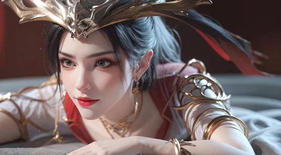美杜莎女王·金饰华服 国漫写实风（斗破苍穹）动态壁纸热门款