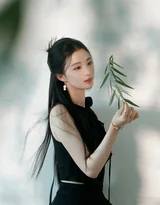 王楚然·清冷黑裙造型 唯美氛围感明星写真 高热度明星画报