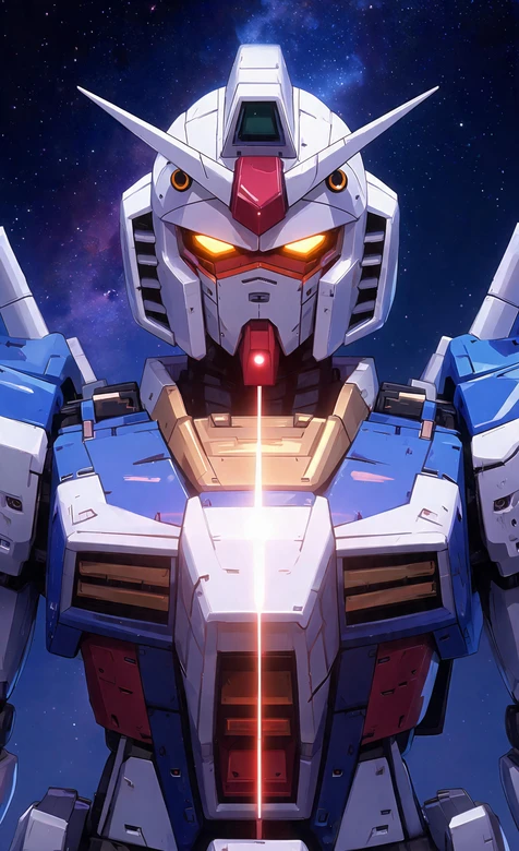 RX-78高达·光束迸发 二次元机甲风 机动战士高达手机壁纸（机甲科