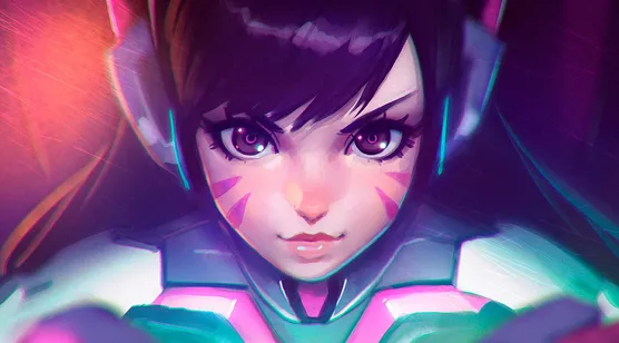 D.Va·机甲战甲 赛博朋克风《守望先锋》游戏壁纸 高热度角色壁纸