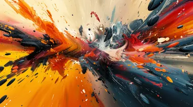 喷射、颜料、七彩