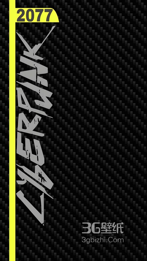 碳纤维质感赛博朋克手机壁纸